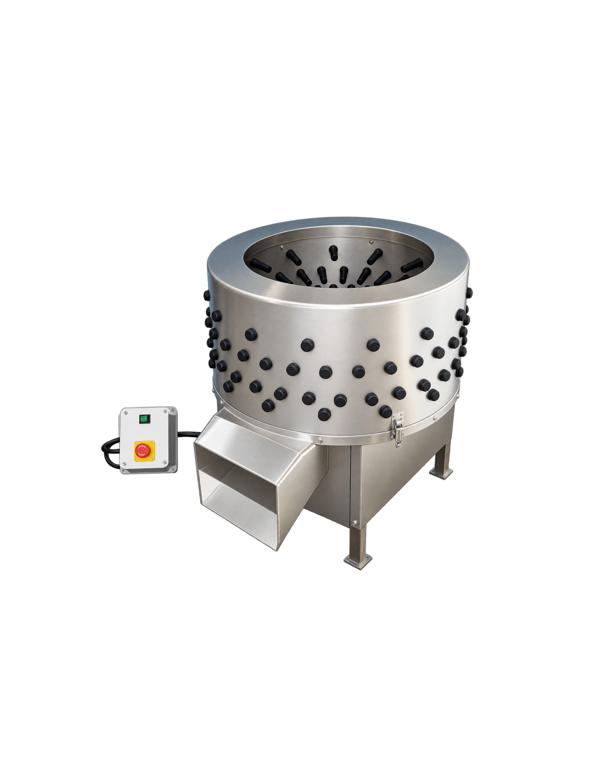 de rycke plumeuse ronde en inox